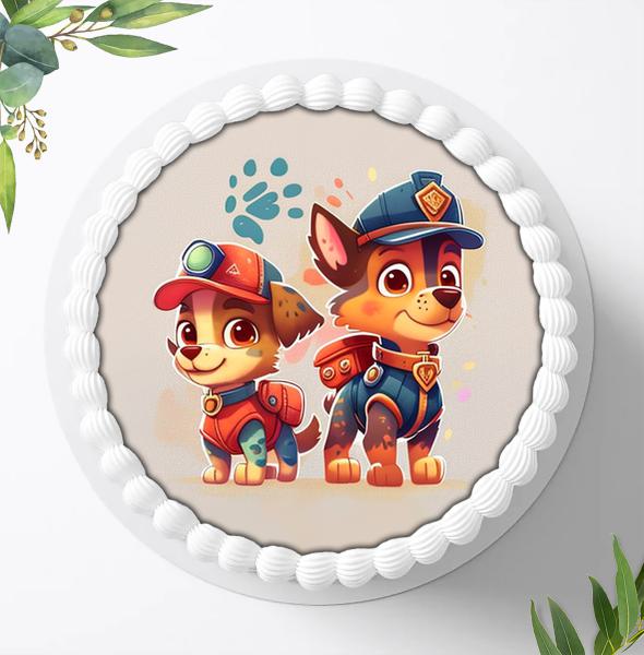 Preview: Paw Patrol Tortenaufleger Ø 20cm, 1023z